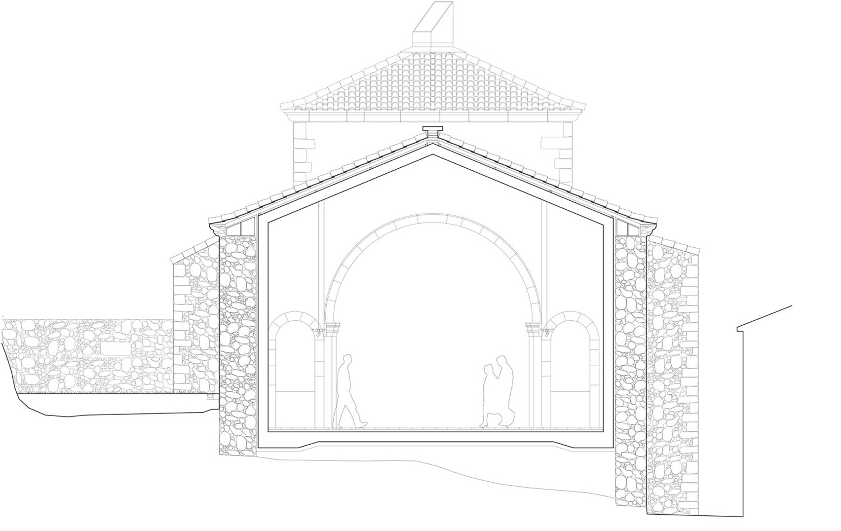 Cultural Center in Jarandilla by Héctor Fernández Elorza and Manuel Fernández Ramírez
