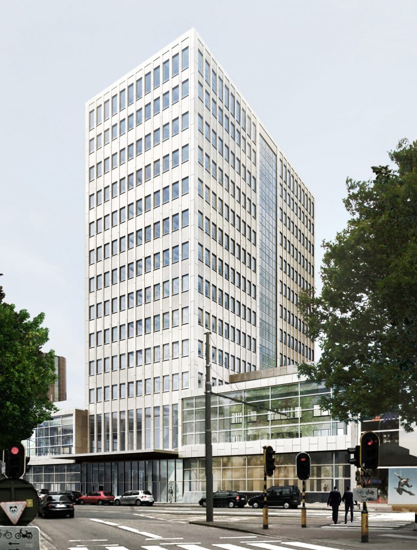 Fosbury & Son co-working space in the WATT-tower, Antwerp