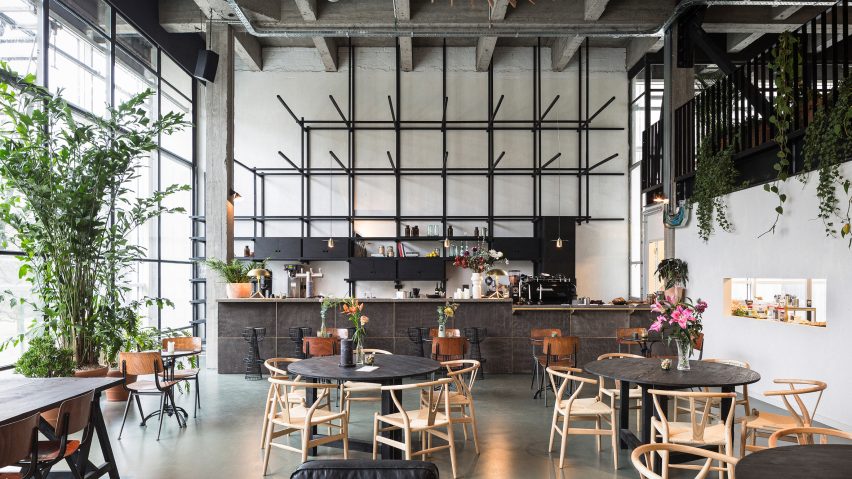 Fosbury & Son co-working space in the WATT-tower, Antwerp