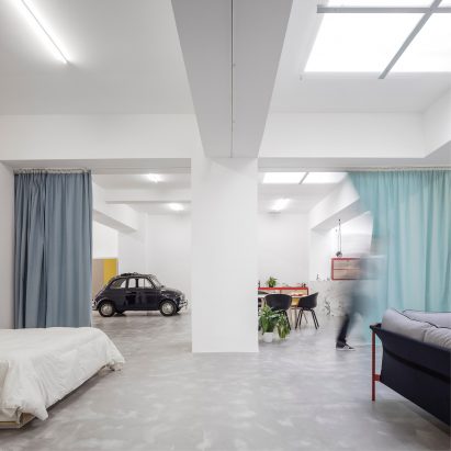 Garage house Lisbon by Fala Atelier