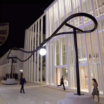 Philippe Malouin lights up Miami Design District with orbiting installation