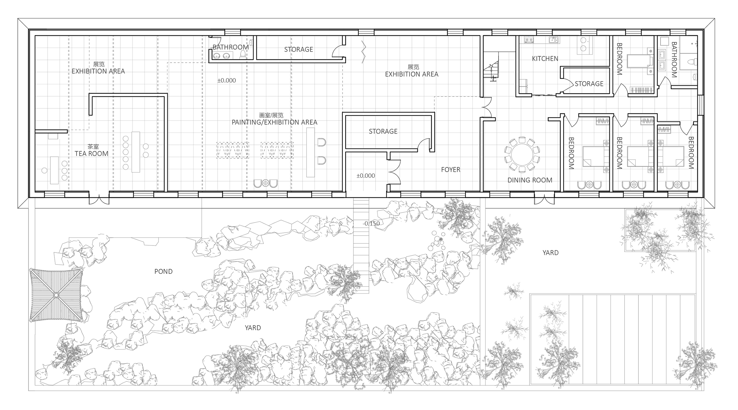 Hall within cloud-Art studio of Xu Hongquan