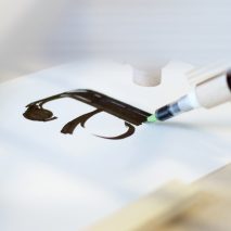 Wooden machine produces “handwritten” version of Bodoni typeface