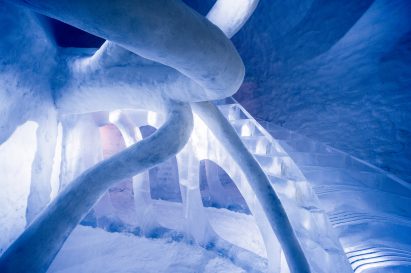 Icehotel 365 by Alex Haw & Aditya Bhatt Sweden hotel interior