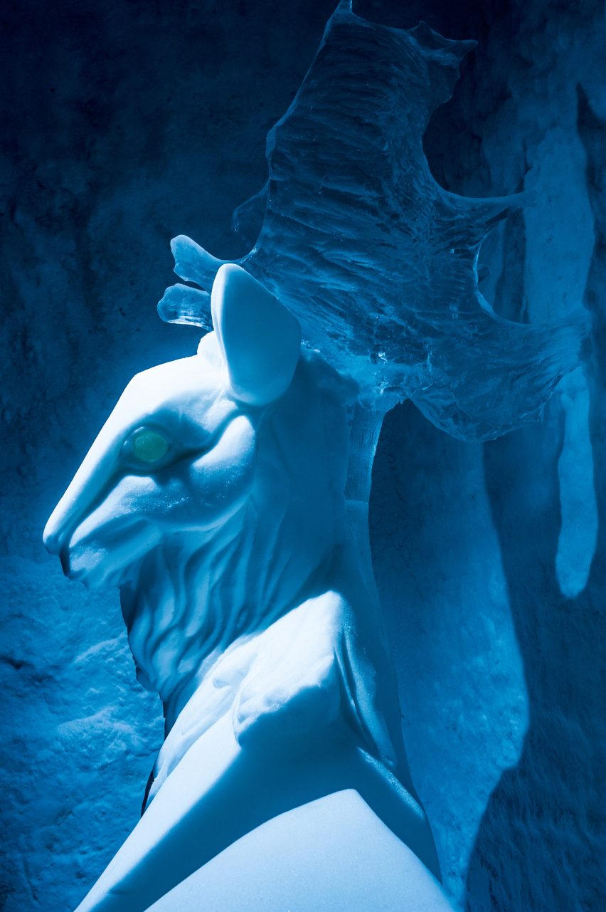 Icehotel 365 by Alex Haw & Aditya Bhatt Sweden hotel interior