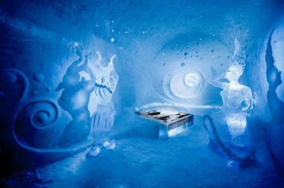 Icehotel 365 by Alex Haw & Aditya Bhatt Sweden hotel interior
