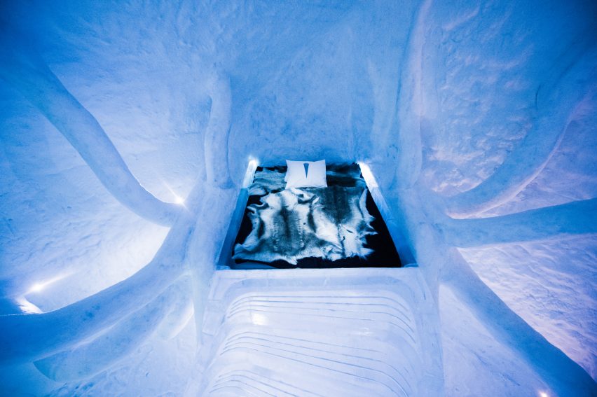 Icehotel 365 by Alex Haw & Aditya Bhatt Sweden hotel interior
