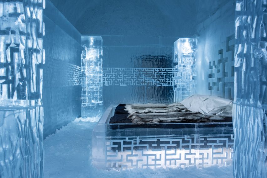 Icehotel 365 by Alex Haw & Aditya Bhatt Sweden hotel interior