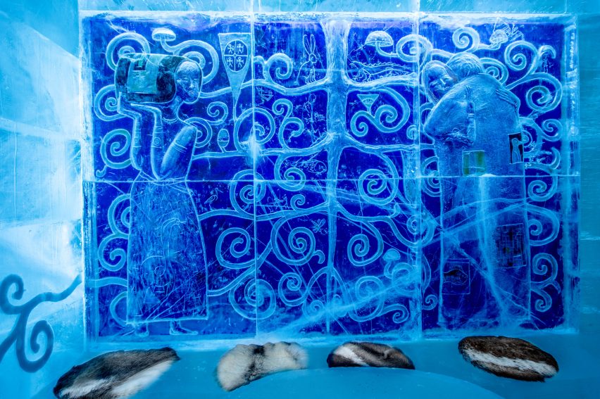 Icehotel 365 by Alex Haw & Aditya Bhatt Sweden hotel interior