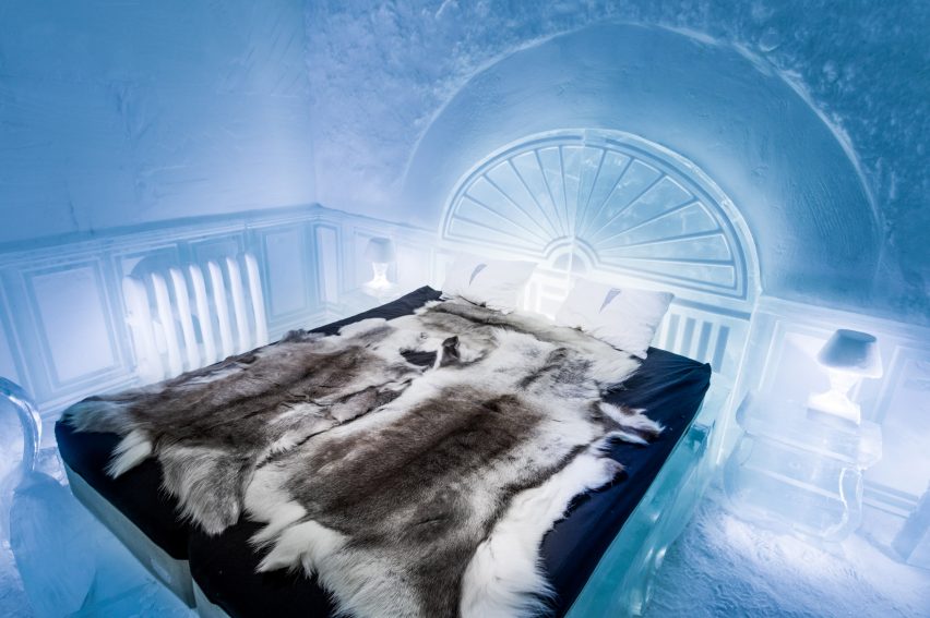 Icehotel 365 by Alex Haw & Aditya Bhatt Sweden hotel interior