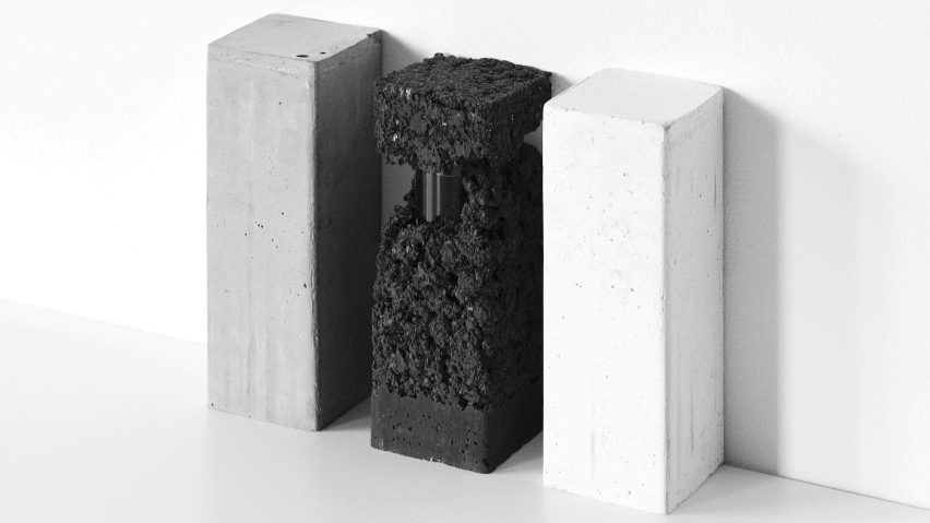 Francesca Gotti conceals perfume inside Glebanite blocks