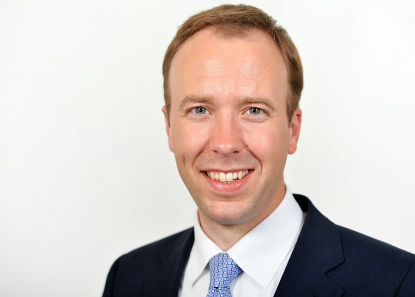 Matt Hancock, minister of state for digital and culture at the DCMS
