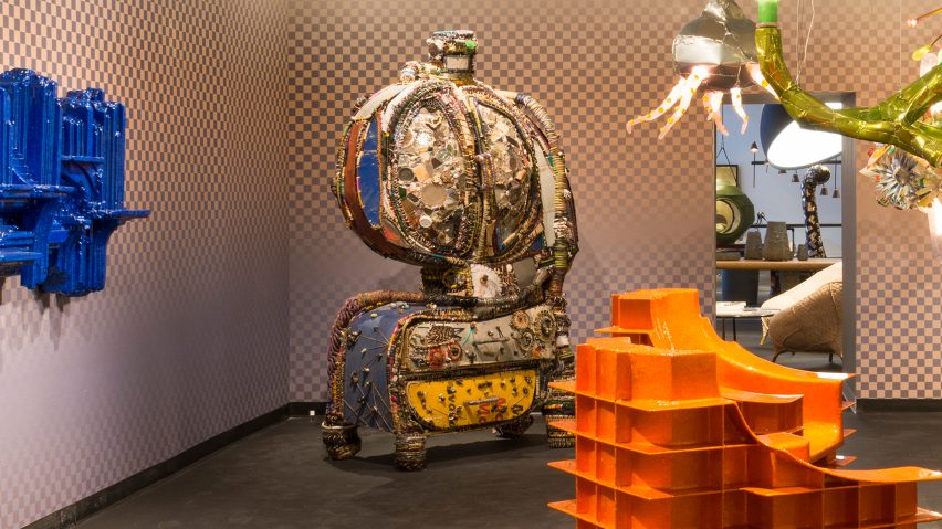 Miami: Misha Kahn scrappy cabinet