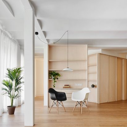 Bajet Giramé Architects reconfigures 1970s Barcelona apartment for retired couple