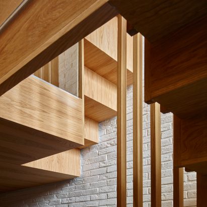 Coffey Architects references Japanese tea houses in renovated London mews home