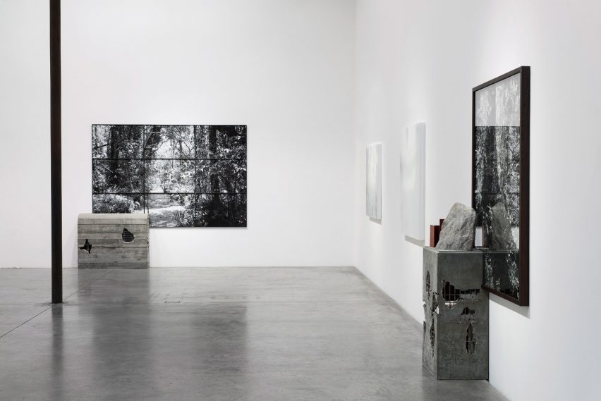 Modernist ruin in a London gallery by Artist Alex Hartley