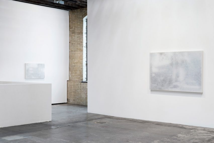 Modernist ruin in a London gallery by Artist Alex Hartley