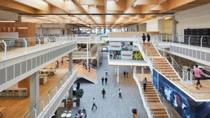 Photo of interiors of workspace