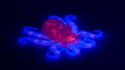 Soft robot by Harvard researchers 