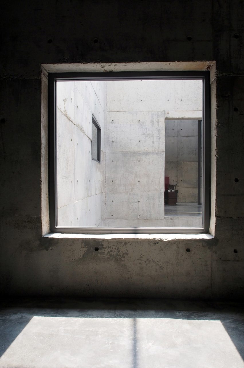 Solid Concrete Gallery as Living Artwork by ASWA