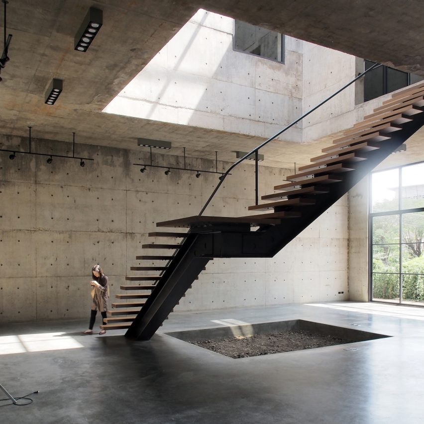 Solid Concrete Gallery as Living Artwork by ASWA