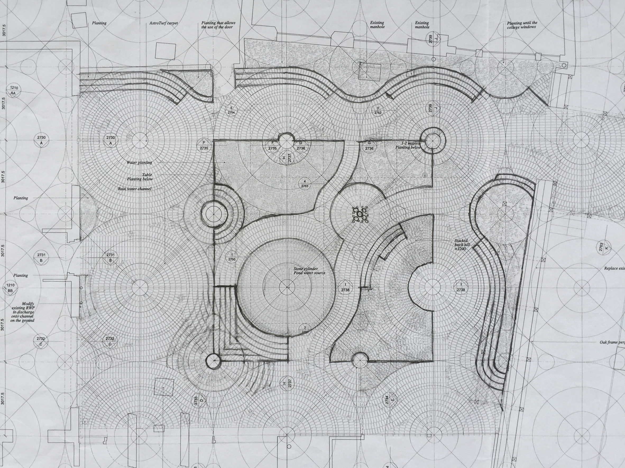South London Gallery Garden by Gabriel Orozco