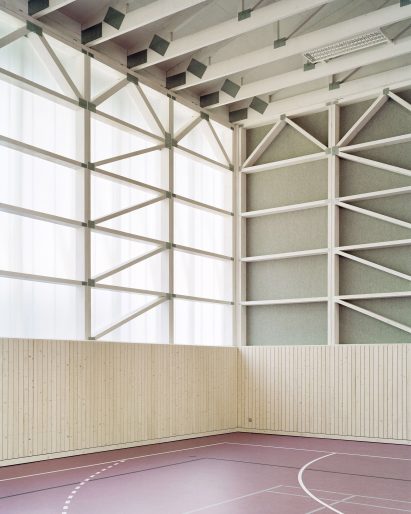 Sports Hall Haiming by Almannai Fischer