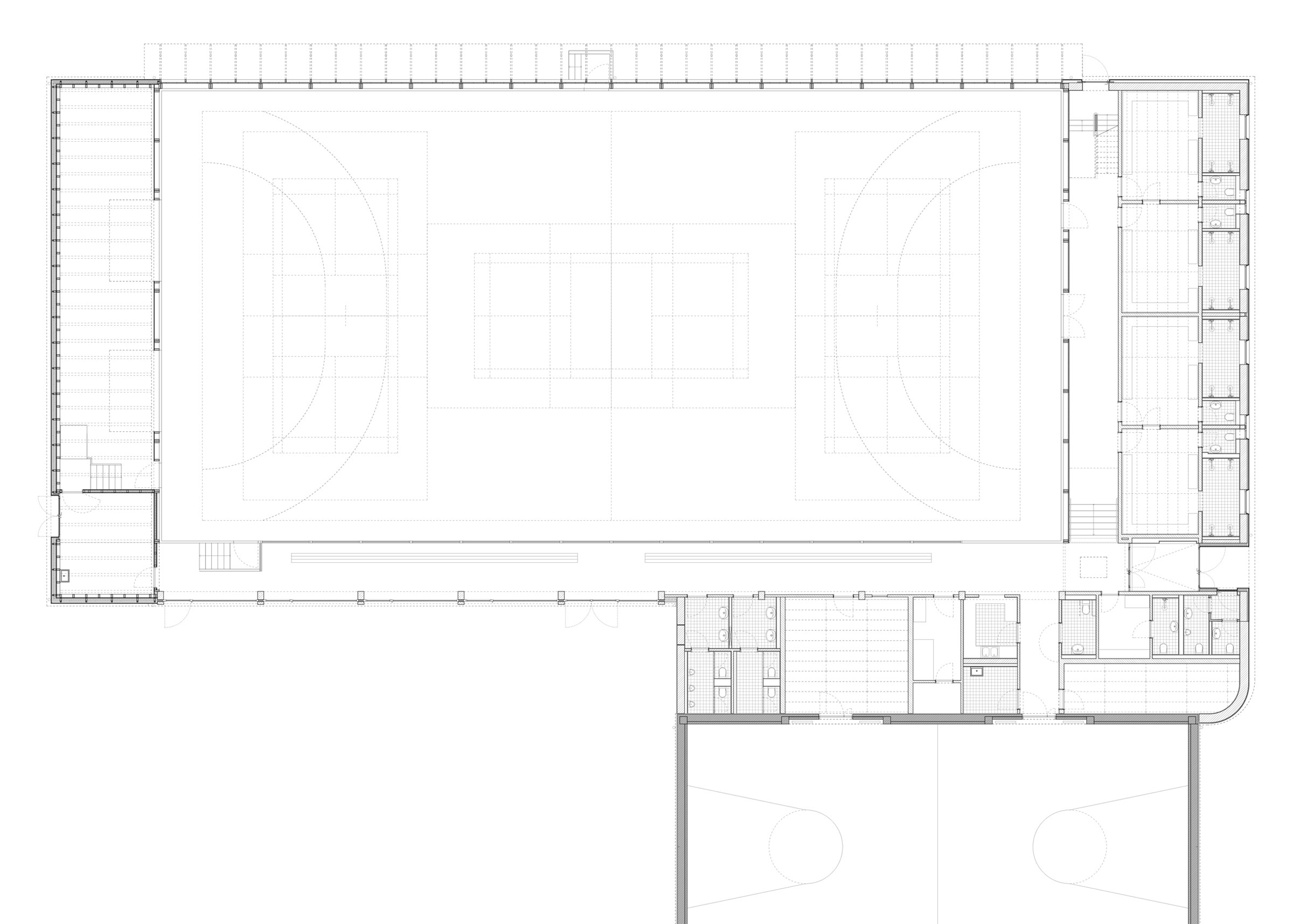 Sports Hall Haiming by Almannai Fischer