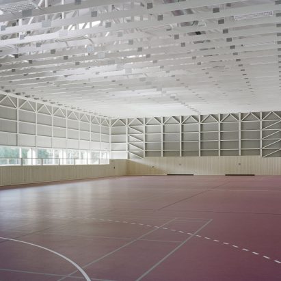 Sports Hall Haiming by Almannai Fischer