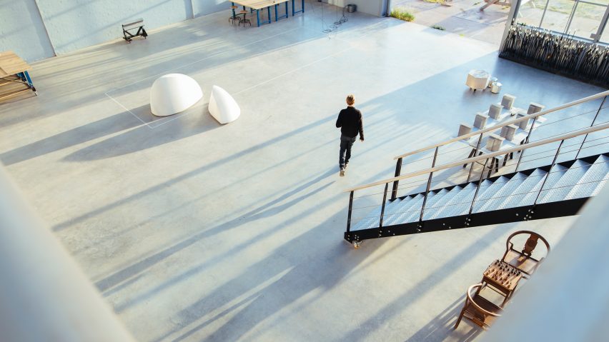 Studio Roosegaarde converts Rotterdam glass factory into “dream lab of the 21st century”