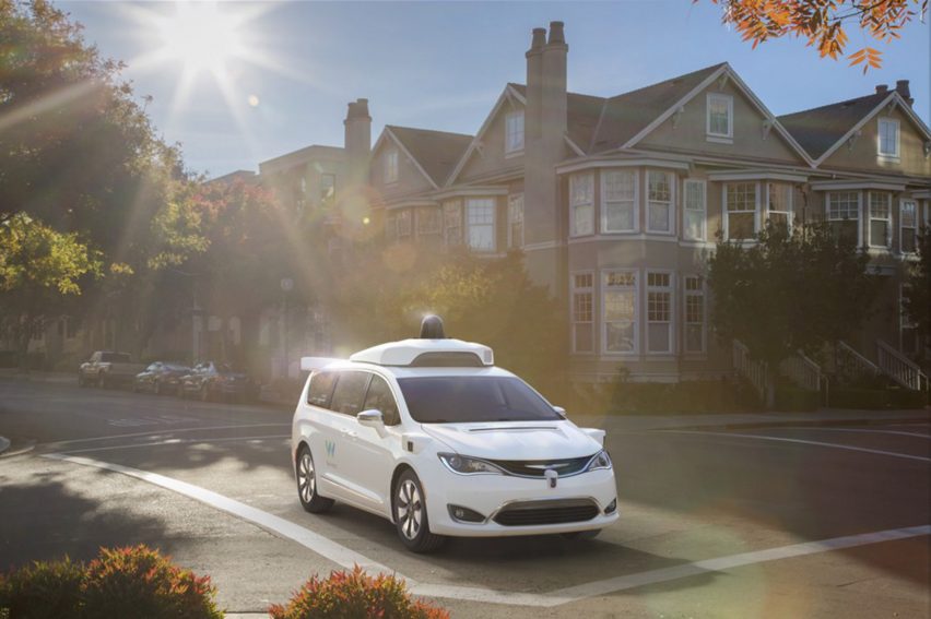 Waymo Chrysler self-driving car