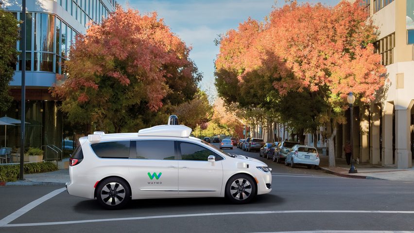 Waymo Chrysler self-driving car