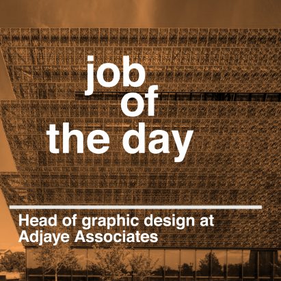 Job of the day: head of graphic design at Adjaye Associates
