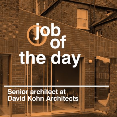 Job of the day: senior architect at David Kohn Architects