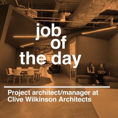 Job of the day: project architect/manager at Clive Wilkinson Architects
