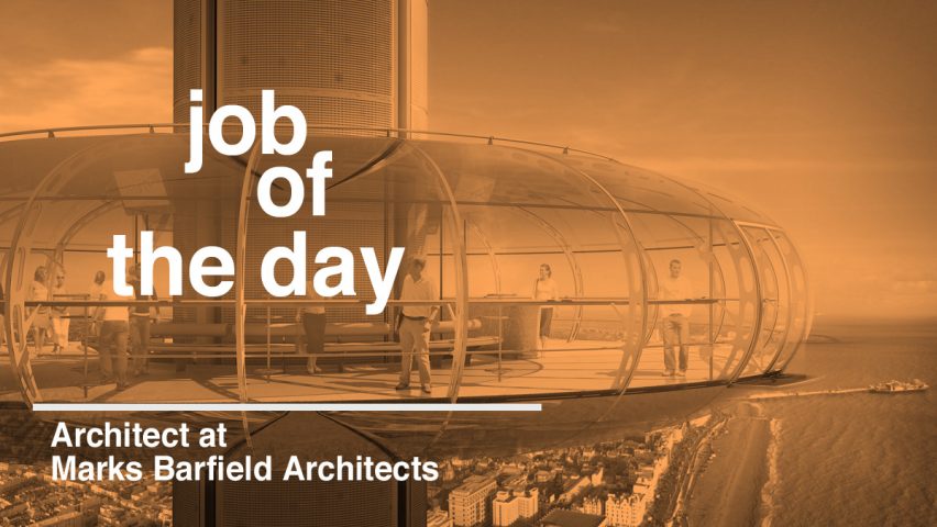 Job of the day: architect at Marks Barfield Architects