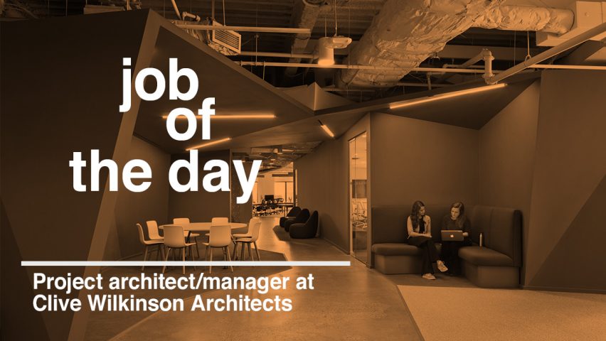 Job of the day: project architect/manager at Clive Wilkinson Architects