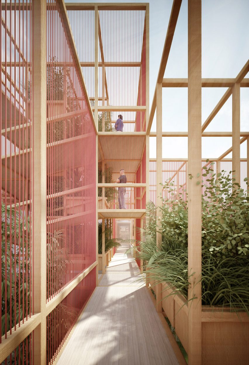 A Thousand Yards Pavilion by Penda