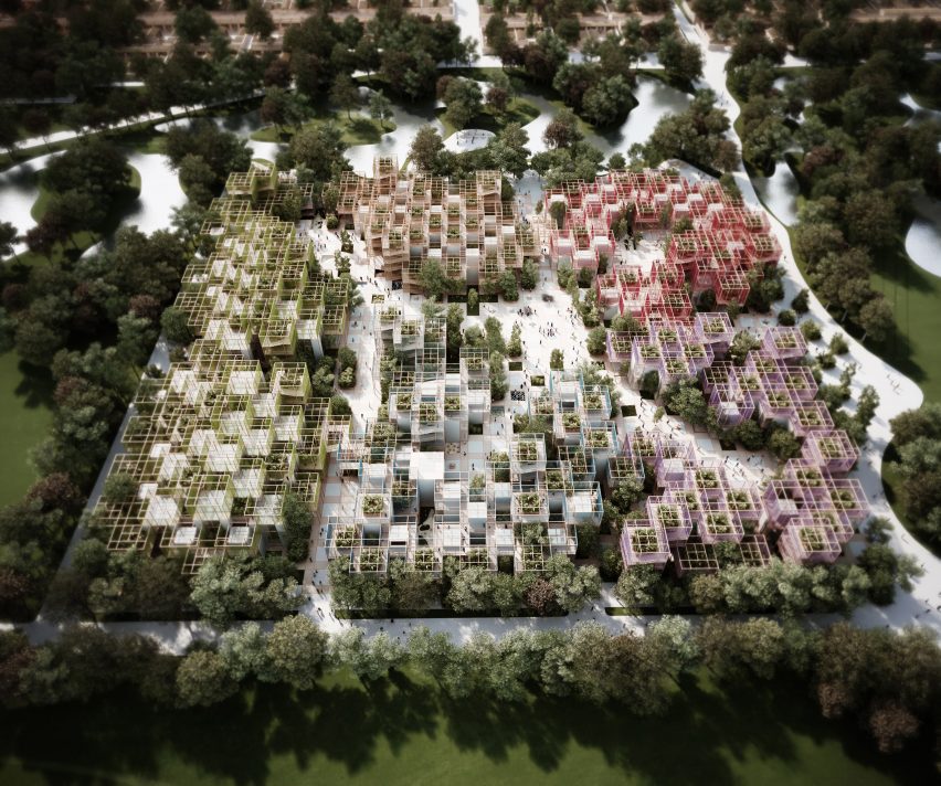 A Thousand Yards Pavilion by Penda