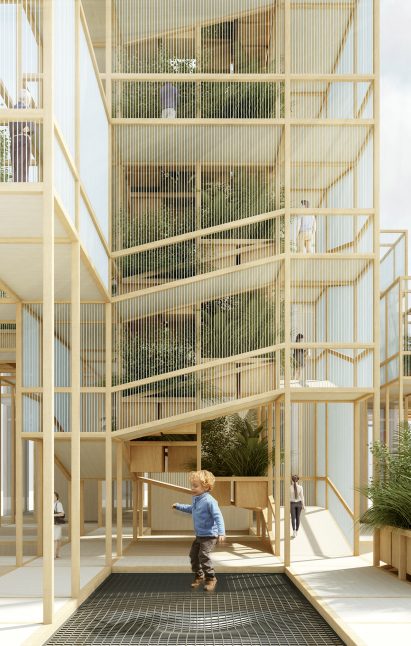 A Thousand Yards Pavilion by Penda