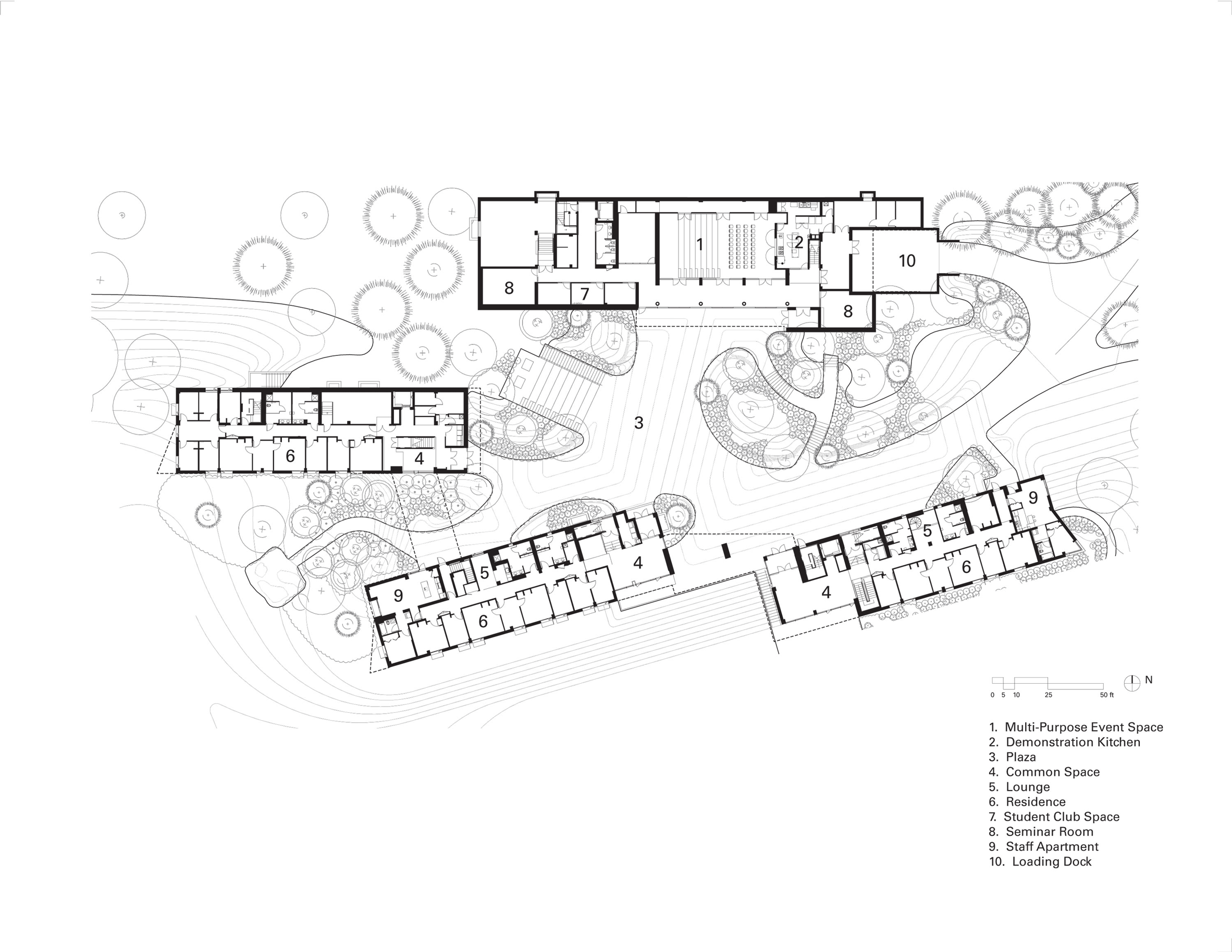 Amherst College Greenway Residences by Kyu Sung Woo Architects