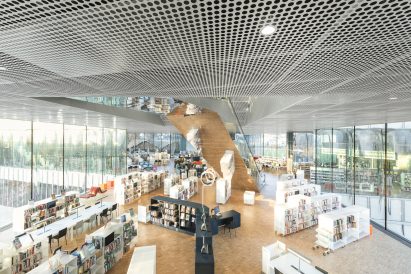 Bibliothèque Alexis de Tocqueville by OMA and Barcode