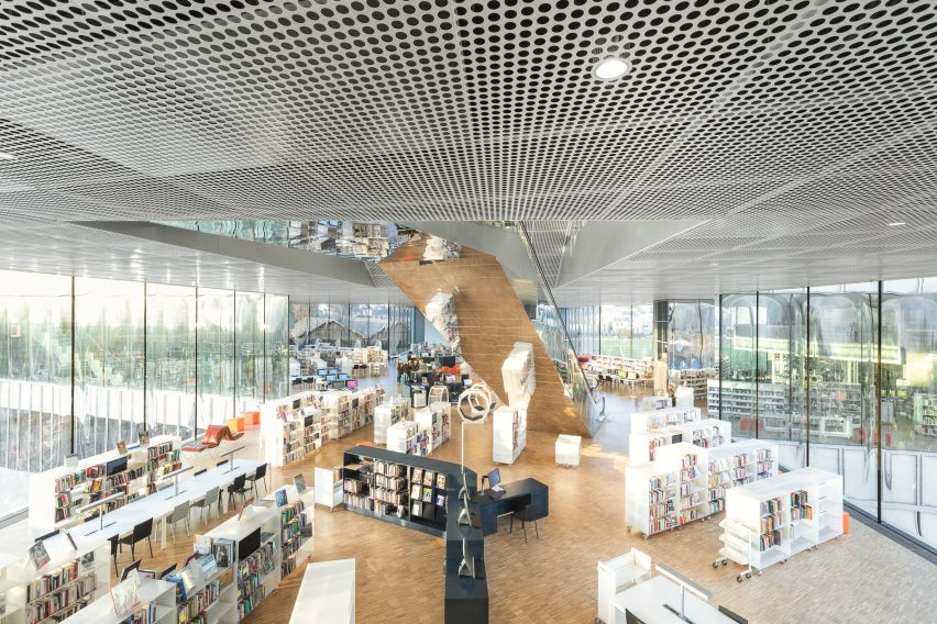 Bibliothèque Alexis de Tocqueville by OMA and Barcode