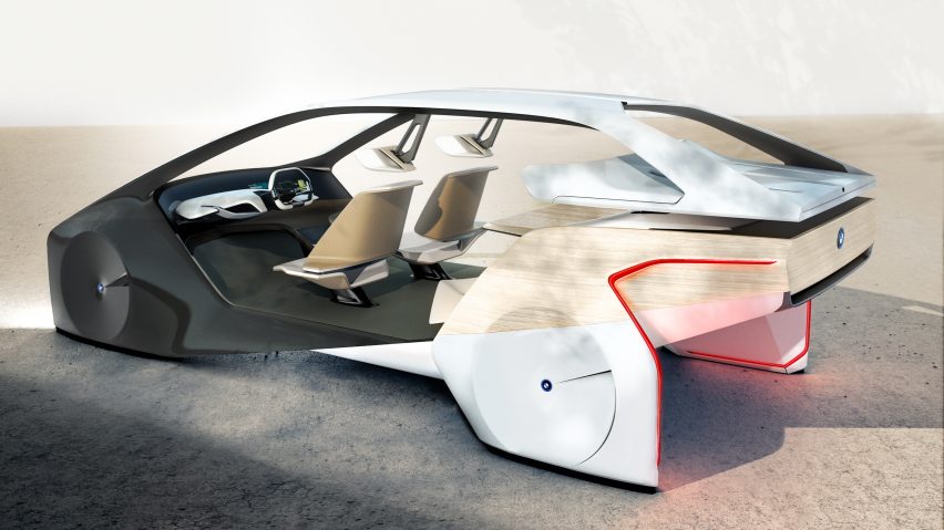 BMW concept car could receive drone deliveries on the move