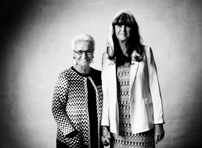 Rosita Missoni with Monica Eklund