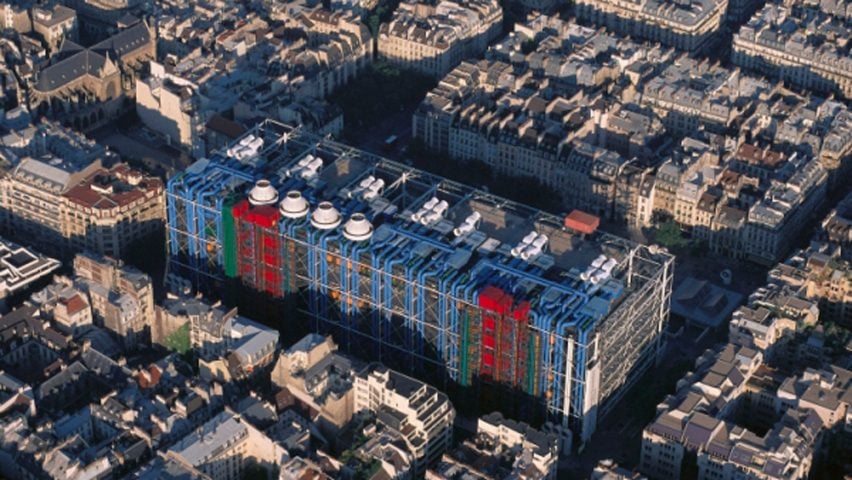 Renzo Piano and Richard Rogers share Centre Pompidou photographs on 40th anniversary