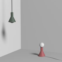 Shawn Yang’s Duplex light can be flipped from a desk lamp to a pendant
