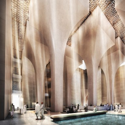 Foster + Partners reveals cascading tower complex for Mecca pilgrims