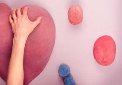 Erotic climbing wall by Bompas & Parr