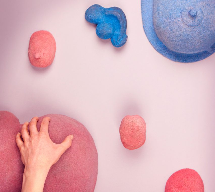 Erotic climbing wall by Bompas & Parr